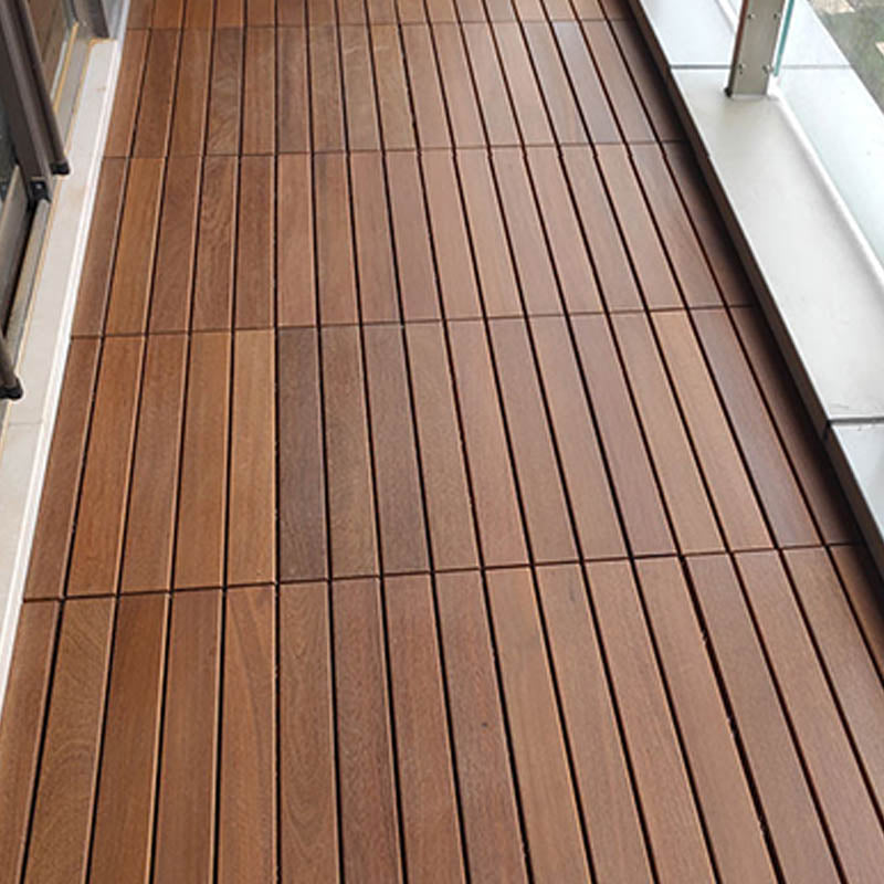 Wood Patio Flooring Tiles Interlocking Waterproof Patio Flooring Tiles