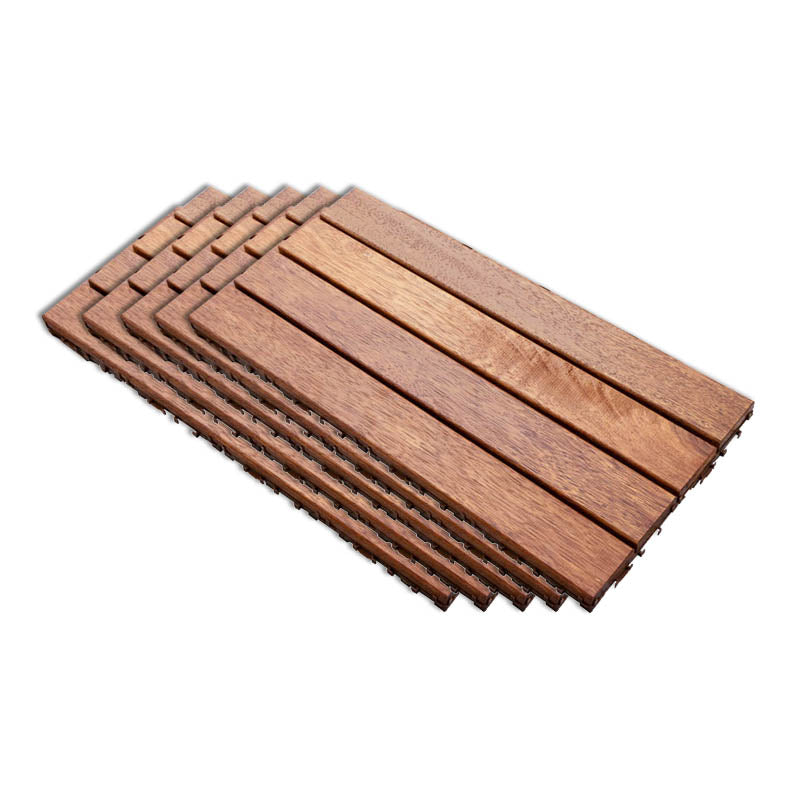 Interlocking Patio Flooring Tiles Solid Wood Waterproof Patio Flooring Tiles