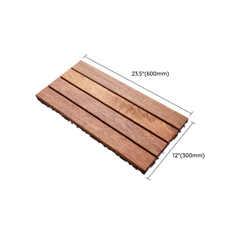 Interlocking Patio Flooring Tiles Solid Wood Waterproof Patio Flooring Tiles