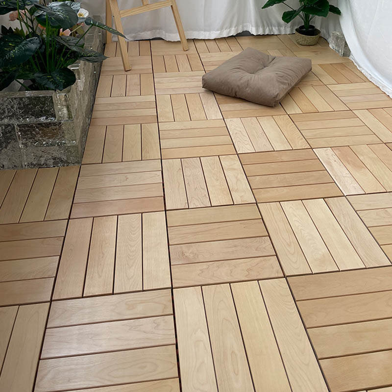 Solid Wood Deck Flooring Tiles Interlocking Deck Flooring Tiles