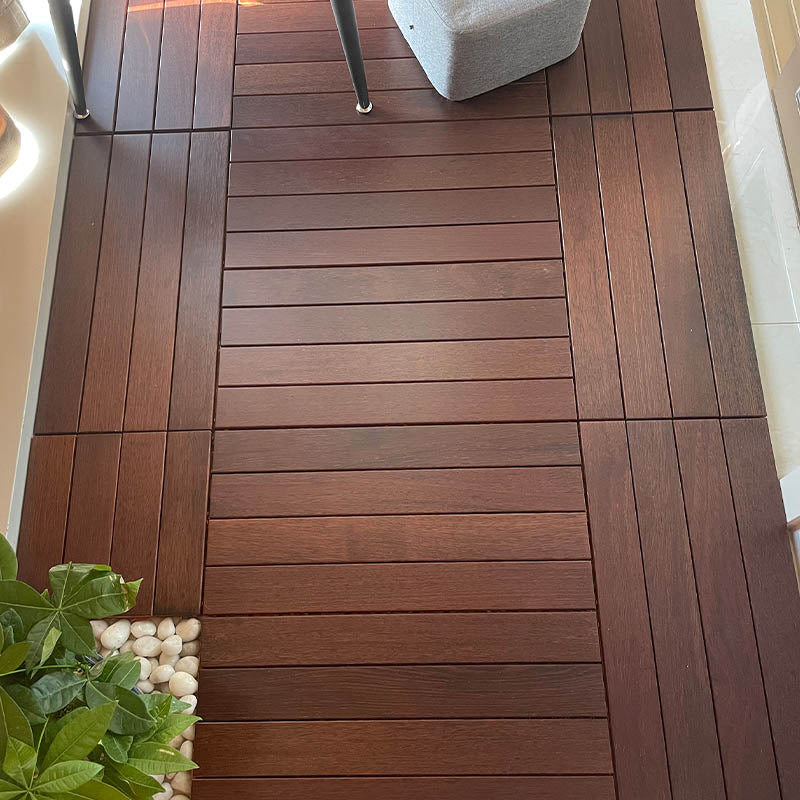 Solid Wood Deck Flooring Tiles Interlocking Deck Flooring Tiles