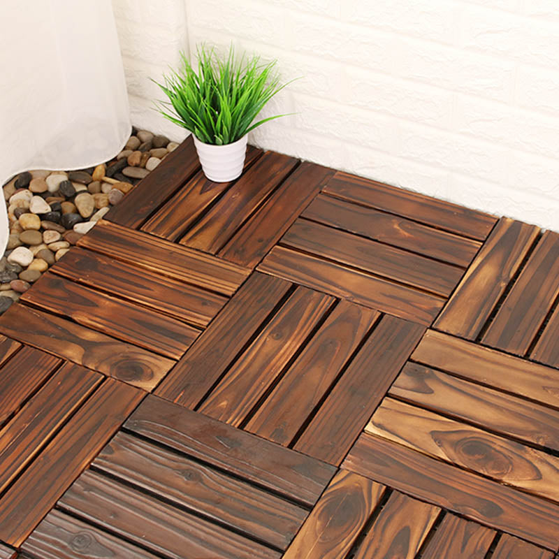 Interlocking Patio Flooring Tiles Solid Wood Patio Flooring Tiles