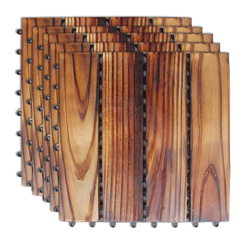 Interlocking Patio Flooring Tiles Solid Wood Patio Flooring Tiles