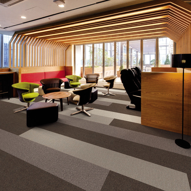 Carpet Tile Level Loop Glue Down Fade Resistant Carpet Floor Tile