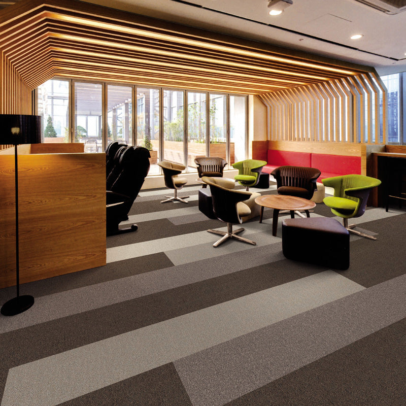 Carpet Tile Level Loop Glue Down Fade Resistant Carpet Floor Tile