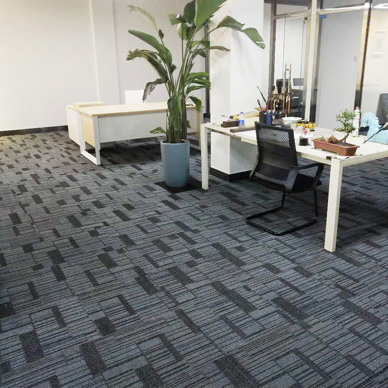 Modern Carpet Tile Loose Lay Non-Skid Fade Resistant Carpet Floor Tile