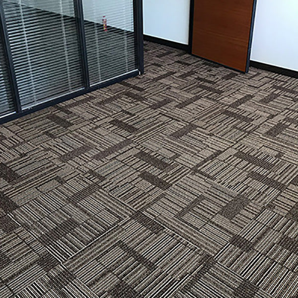 Modern Carpet Tile Loose Lay Non-Skid Fade Resistant Carpet Floor Tile