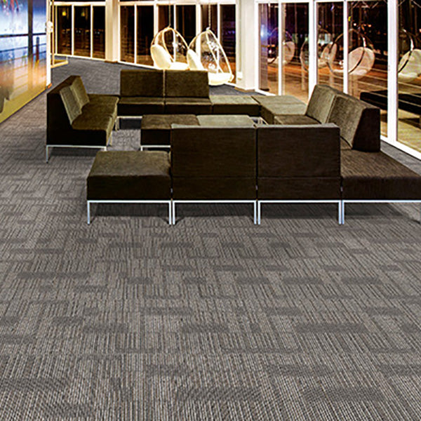 Modern Carpet Tile Loose Lay Non-Skid Fade Resistant Carpet Floor Tile