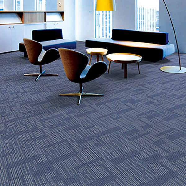 Modern Carpet Tile Loose Lay Non-Skid Fade Resistant Carpet Floor Tile
