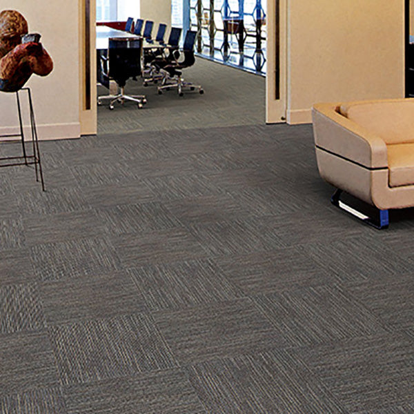 Modern Carpet Tile Loose Lay Non-Skid Fade Resistant Carpet Floor Tile