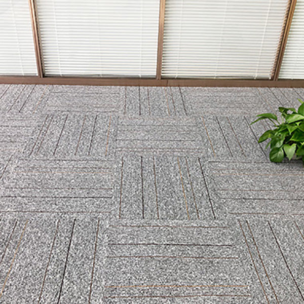 Modern Carpet Tile Loose Lay Non-Skid Fade Resistant Carpet Floor Tile