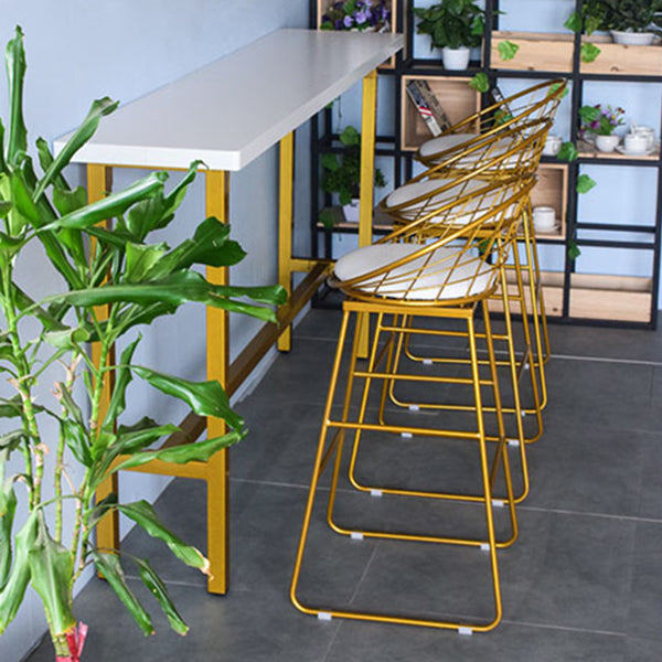 Modern Bar Table Set 1/2/4 Pcs Solid Wood Specialty Pub Set for Indoor