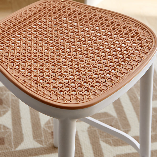 Plastic Matte Finish Bar Chairs for Home Modern Indoor Bar Stools