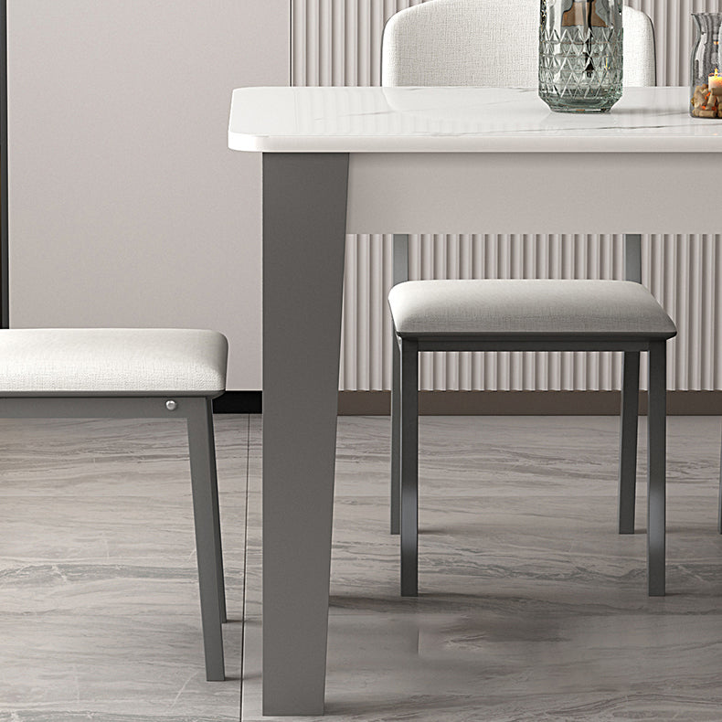 4 Legs Dining Table Rectangle Dining Table for Kitchen Dining Room