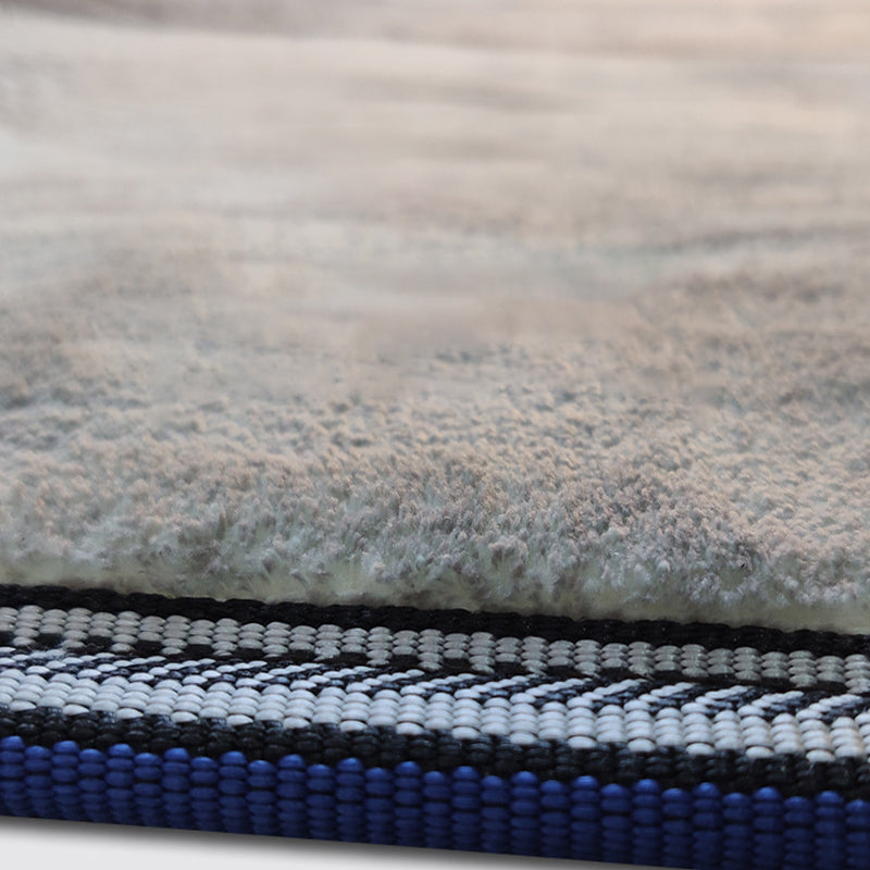 Simplicity Rug Beige Polyester Area Rug Stain Resistant Rug for Home Decor