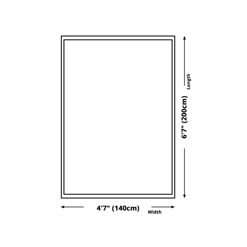 Simplicity Rug Beige Polyester Area Rug Stain Resistant Rug for Home Decor