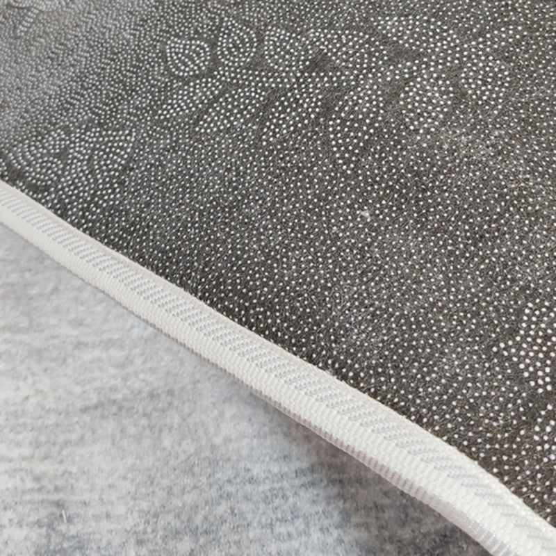 Funky Rug Beige Polyester Area Rug Stain Resistant Rug for Home Decor