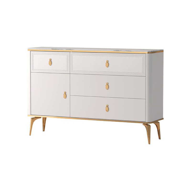 Modern Storage Chest Dresser Horizontal Storage Chest with Drawers