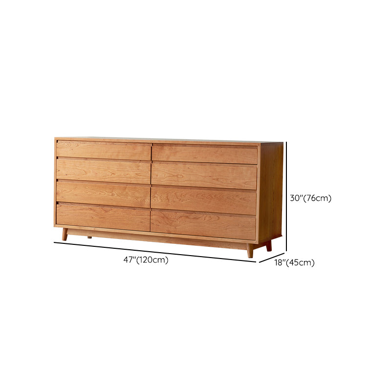 Modern Storage Chest Wooden Storage Chest Dresser with 8 Drawers