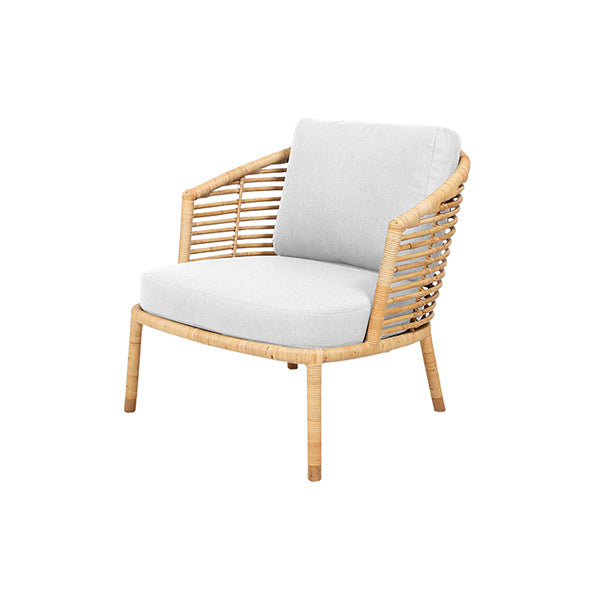 Tropical Rattan Outdoor Patio Sofa Water Resistant Patio Sofa with Cushions