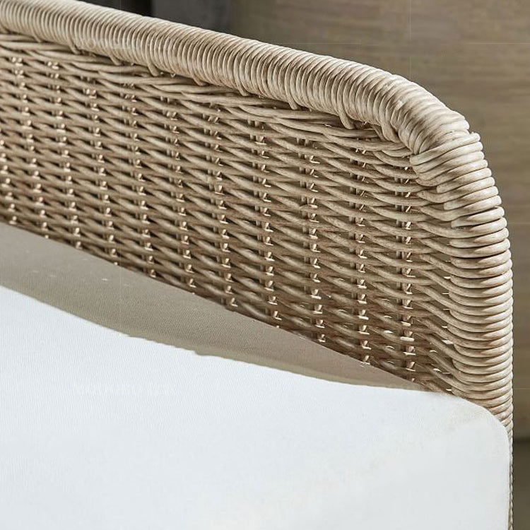 Metal Frame Outdoor Patio Sofa Industrial Cushion UV Resistant Patio Sofa