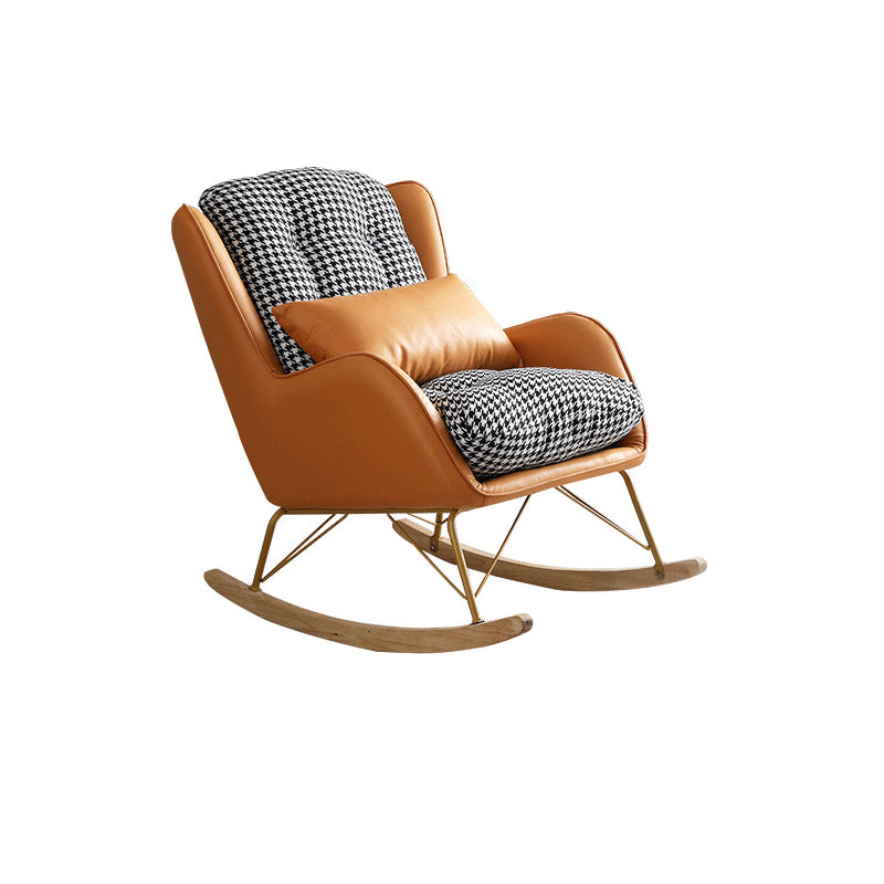 Simple Style Leisure Chaise Rocking Chair Lounge Adult Lazy Sofa Chair