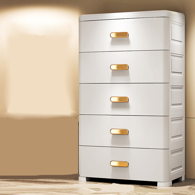 Rectangular Plastic Wardrobe Teen Style Simple Bedroom Storage Cabinet