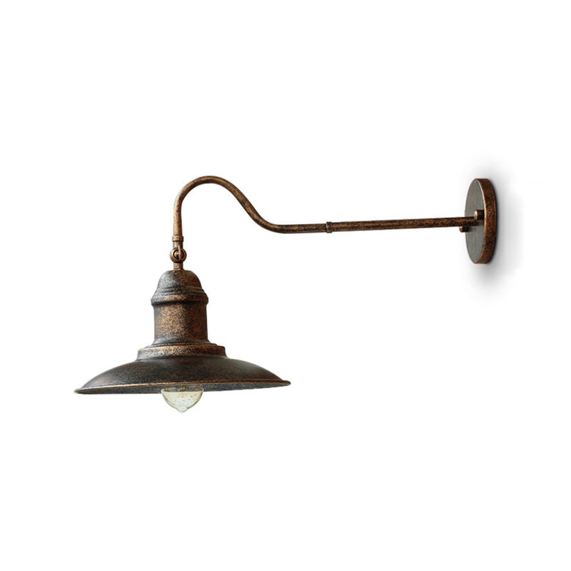 Industrial Cone Wall Light Fixture Metal 1 Light Wall Sconce