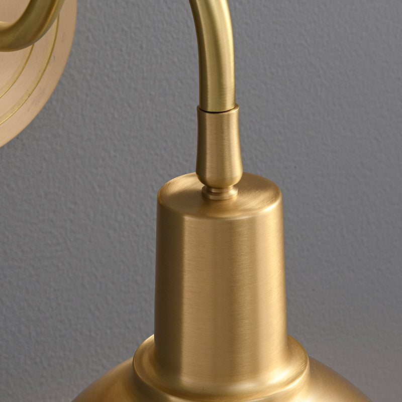 Dome Shape Metal Wall Sconces Modern 1-Light Wall Mount Light Fixture