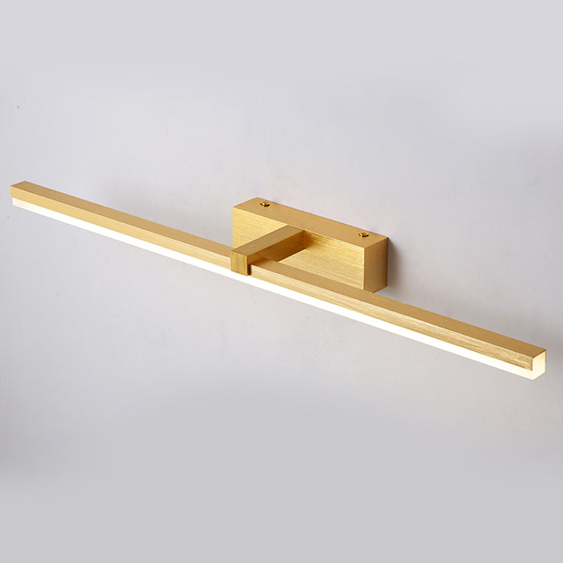 Nordic Style Aluminum Vanity Light Strip Shape Vanity Lamp for Shower Room