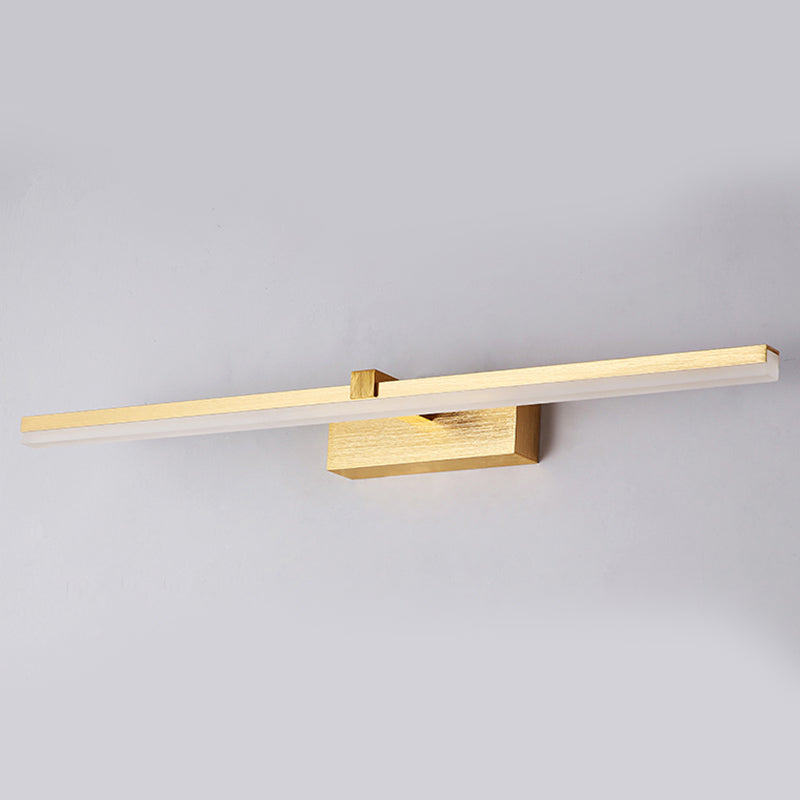 Nordic Style Aluminum Vanity Light Strip Shape Vanity Lamp for Shower Room