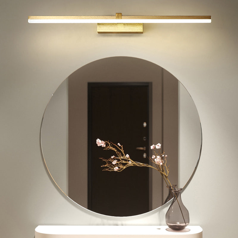 Nordic Style Aluminum Vanity Light Strip Shape Vanity Lamp for Shower Room