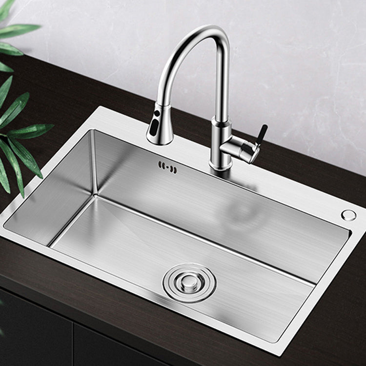 Kitchen Sink Overflow Hole Design Kitchen Sink with Drain Assembly