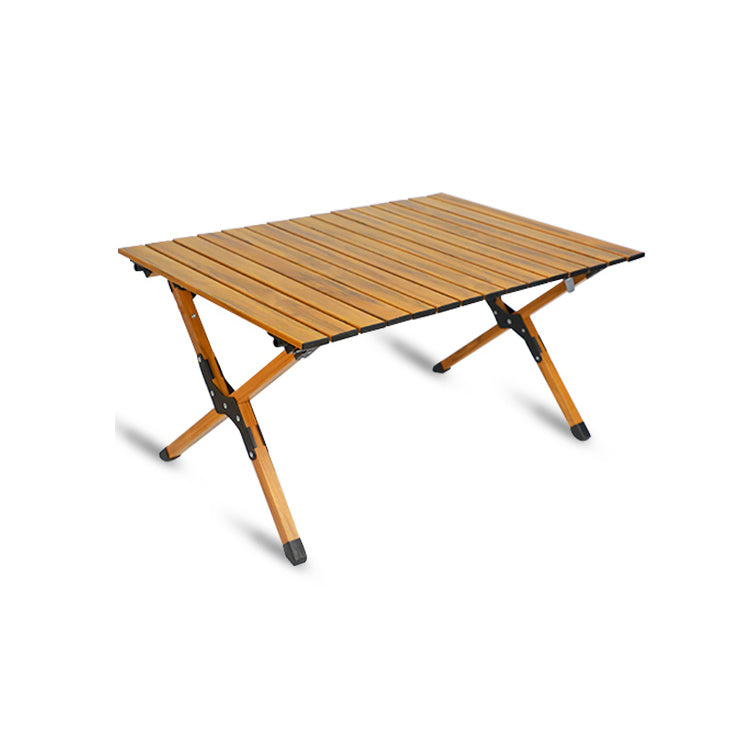 Rectangle Brown Camping Table Contemporary Folding Dining Table