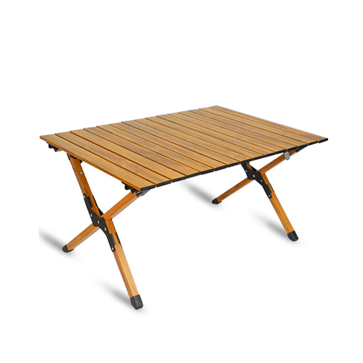 Rectangle Brown Camping Table Contemporary Folding Dining Table