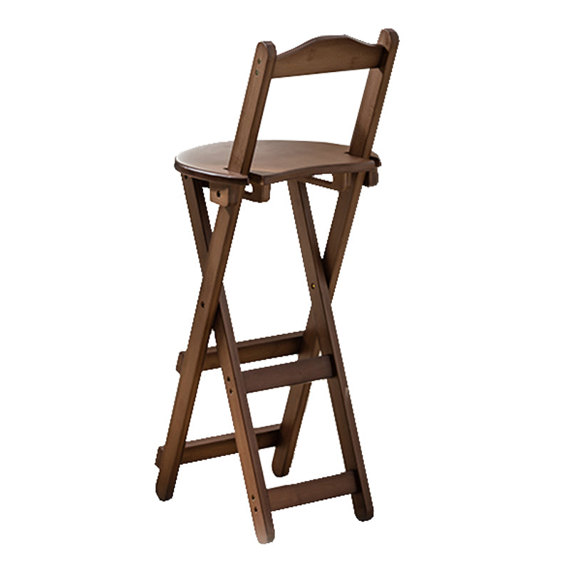 Wood Bar Pub Table Set 1/3 Pcs Folding Bar Table and Stools in Brown and Natural