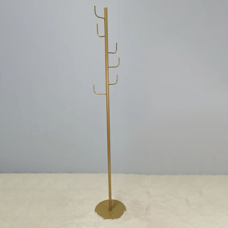 Modern Coat Rack Coat Hooks Metal Coat Hanger with Marble Bottom