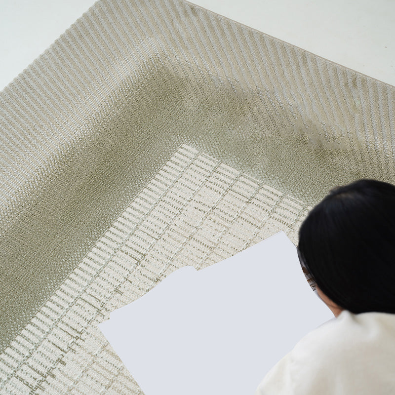 Jute Carpet Geometric Printed Area Rug Adults Pet Friendly Modern Indoor Rectangle Rug