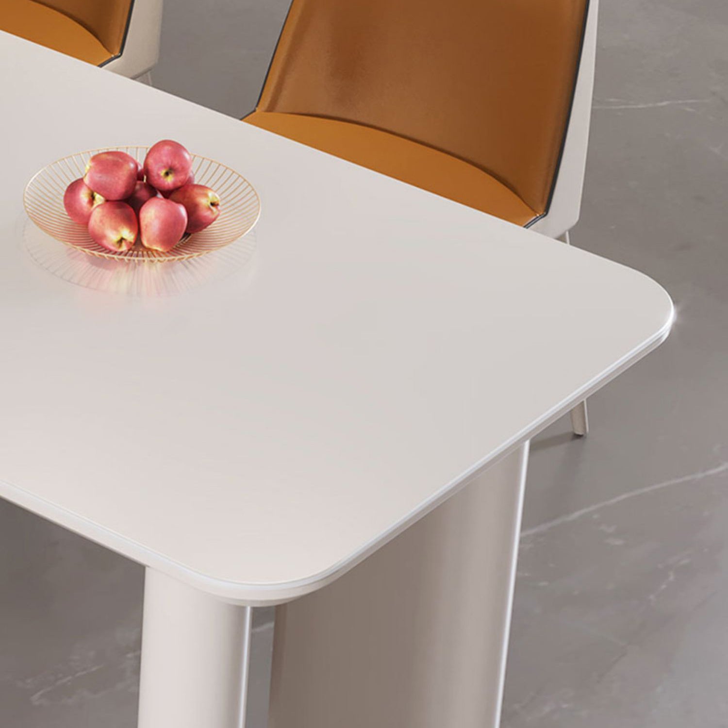 Double Pedestal Table Extendable Dining Table for Kitchen Dining Room