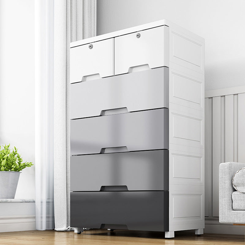 Rectangular Plastic Storage Cabinet Teen Style Simple Bedroom Wardrobe