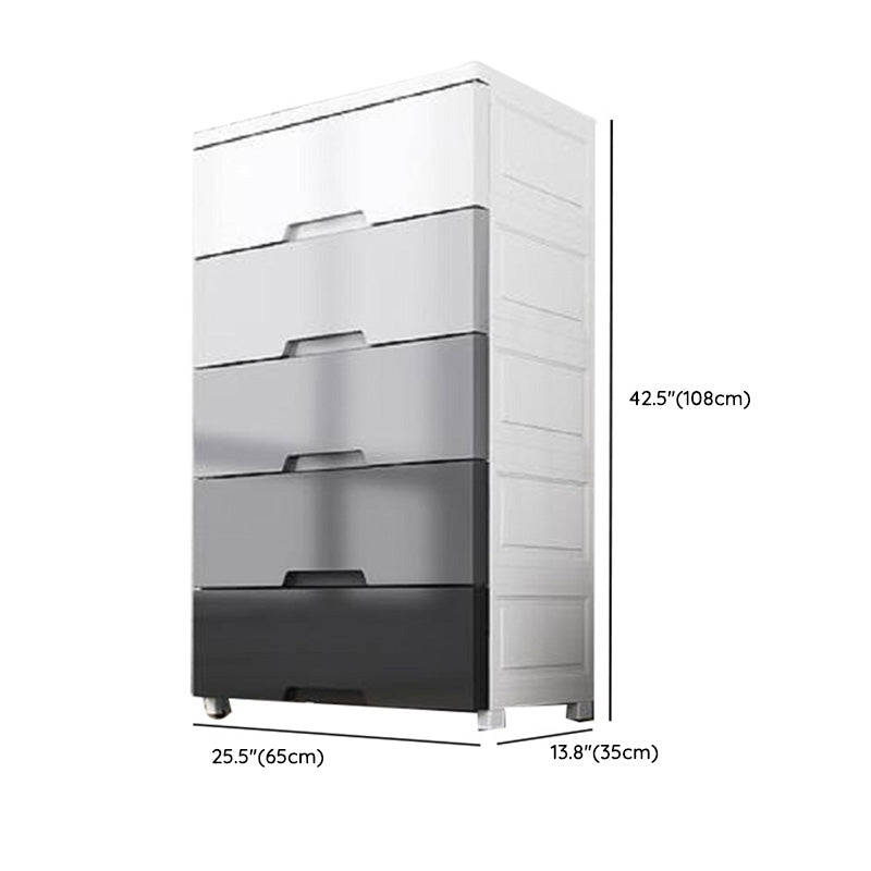 Rectangular Plastic Storage Cabinet Teen Style Simple Bedroom Wardrobe