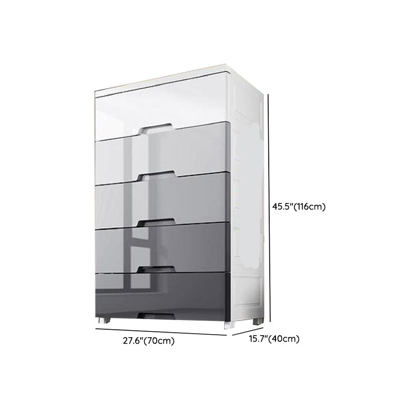 Rectangular Plastic Storage Cabinet Teen Style Simple Bedroom Wardrobe