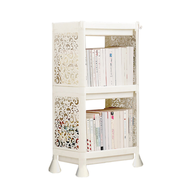 Contemporary Plastic Book Shelf Freestanding Standard Kids Bookshelf