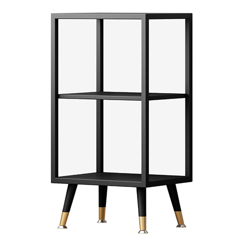 Industrial Freestanding Standard Kids Bookcase Metal Shelf in Multiple Colors