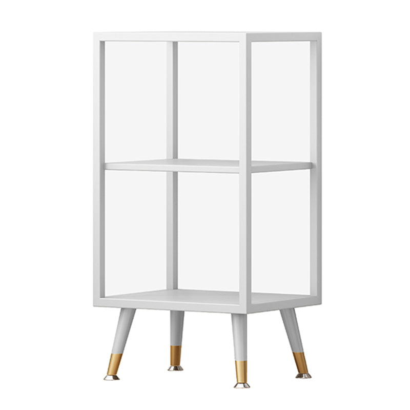 Industrial Freestanding Standard Kids Bookcase Metal Shelf in Multiple Colors