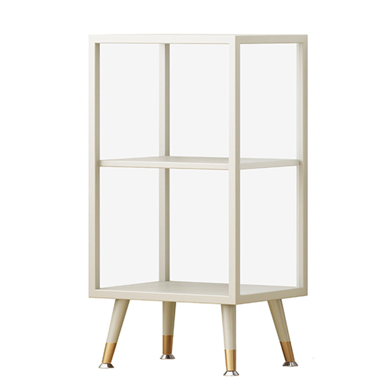 Industrial Freestanding Standard Kids Bookcase Metal Shelf in Multiple Colors