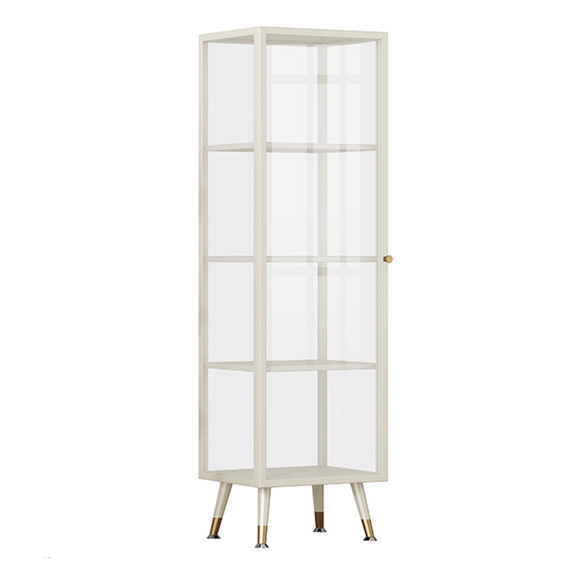 Industrial Freestanding Standard Kids Bookcase Metal Shelf in Multiple Colors