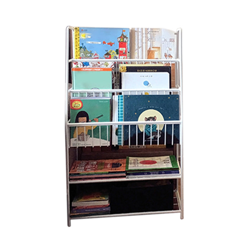 Modern White Standard Bookcase Freestanding Kids Standard Bookcase