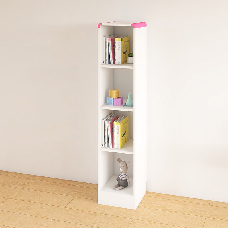Scandinavian Standard Kids Bookcase Manufactured Wood Shelf Closed Back