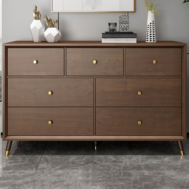 Wooden Chest Contemporary Glam Storage Chest Dresser with Drawers